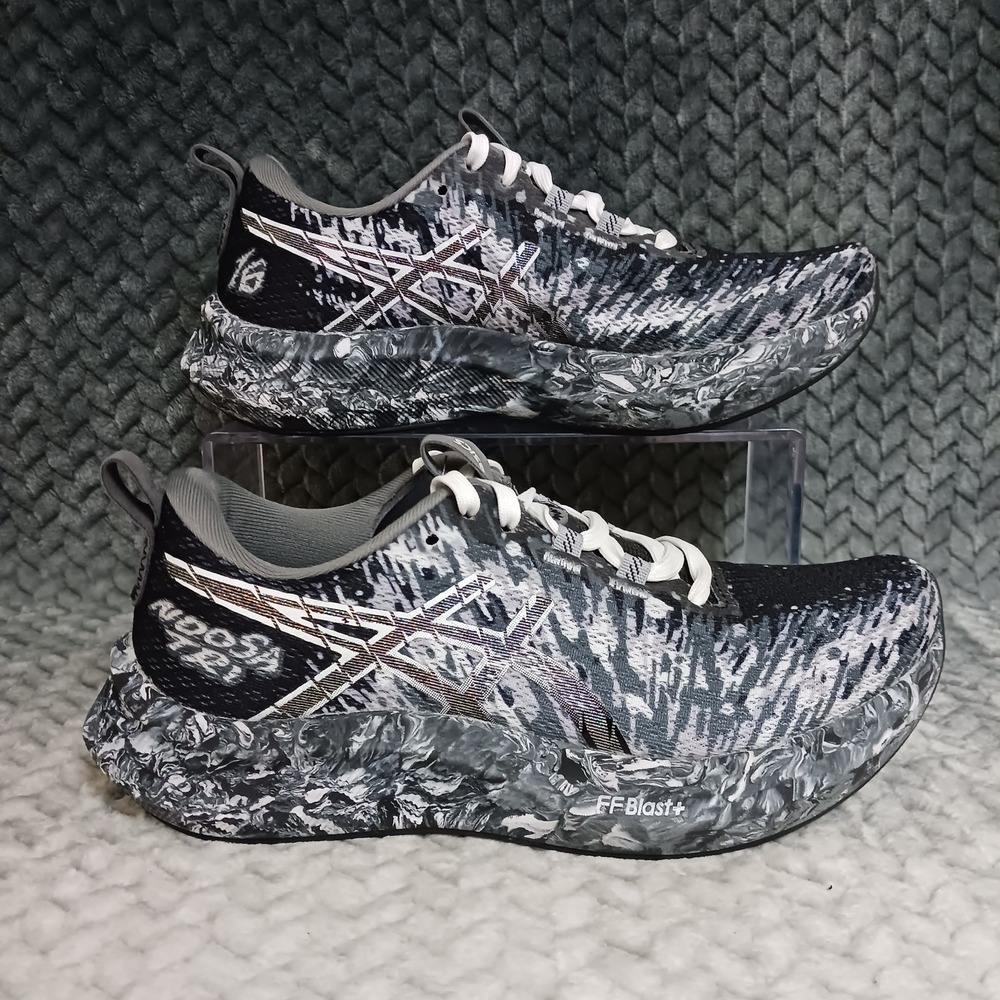 Asics Noosa Tri 16 Women's Walking Running Sneakers Shoes Black White Size 6.5